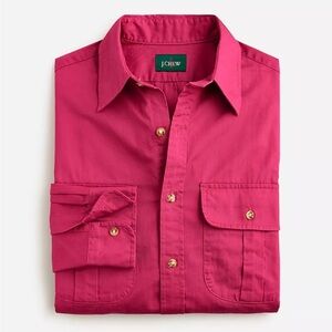 J. Crew Men's Heritage twill two-pocket workshirt